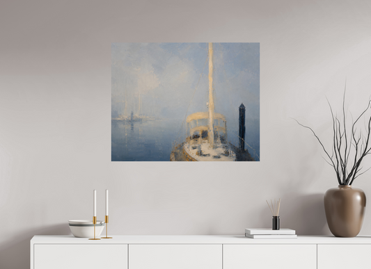35 x 28″, Giclée printed on Hahnemühle & Canson Fine Art paper The Quiet Anchorage