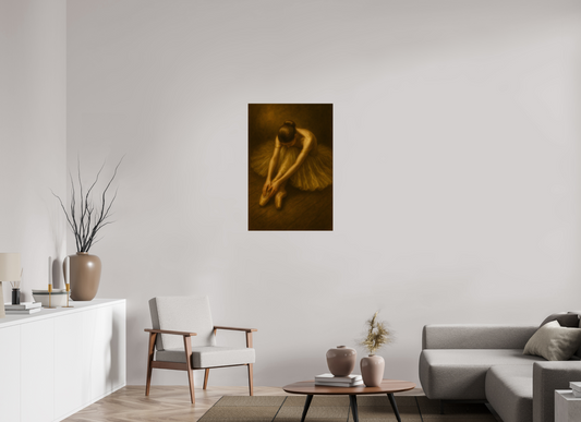24 x 36″, Giclée printed on Hahnemühle & Canson Fine Art paper Golden Veil Collection: The Silent Stage