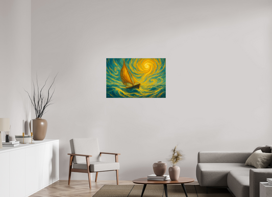 36 x 24″, Giclée printed on Hahnemühle & Canson Fine Art paper Voyage Under the Infinite Sky : Yang Edition (Radiant Voyage) - Limited Edition Giclée Fine Art Print (Unframed)