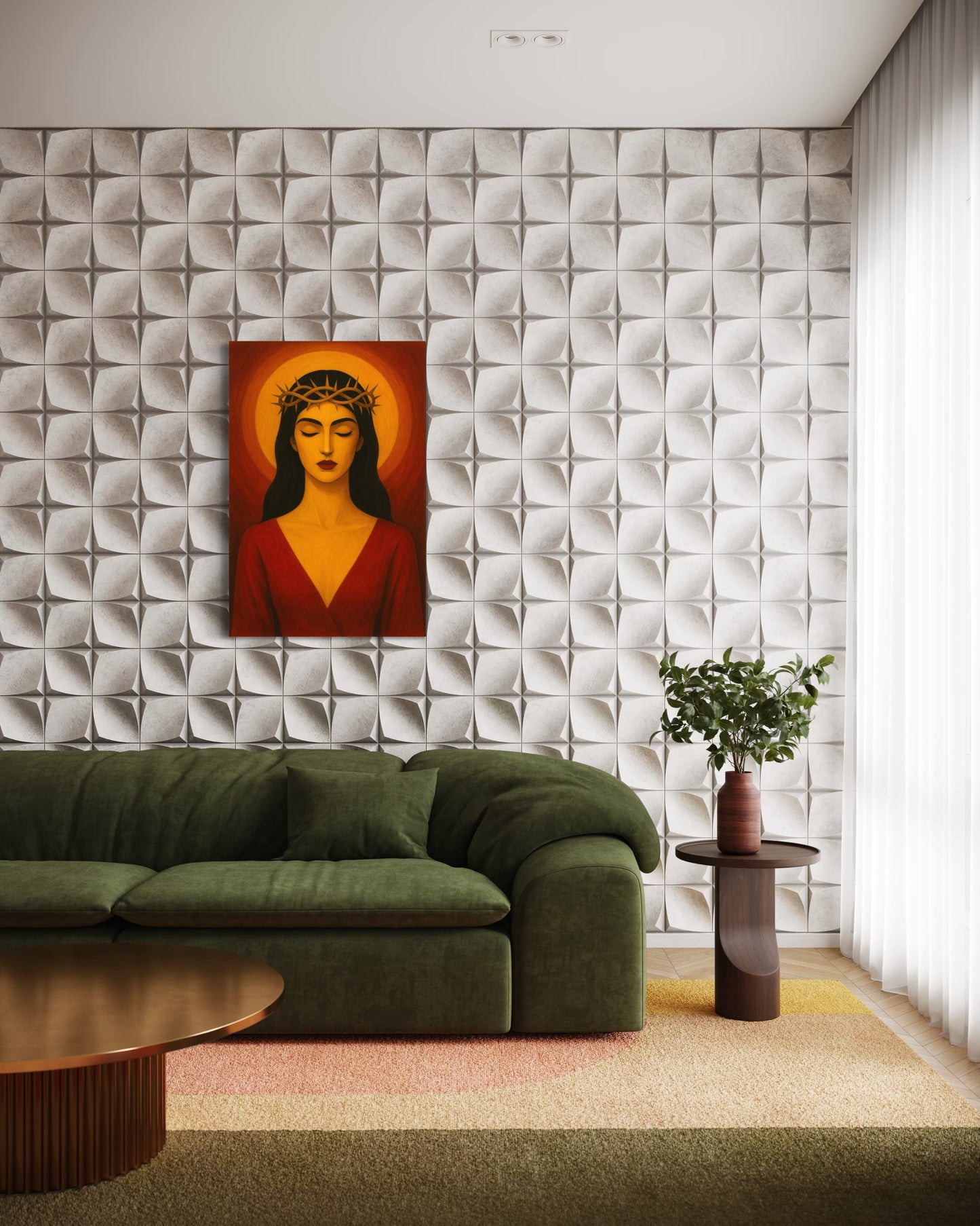 Sacred of Feminine β
‘: The Sacred Flame - Fine Art Pigment Print under Acrylic Glass