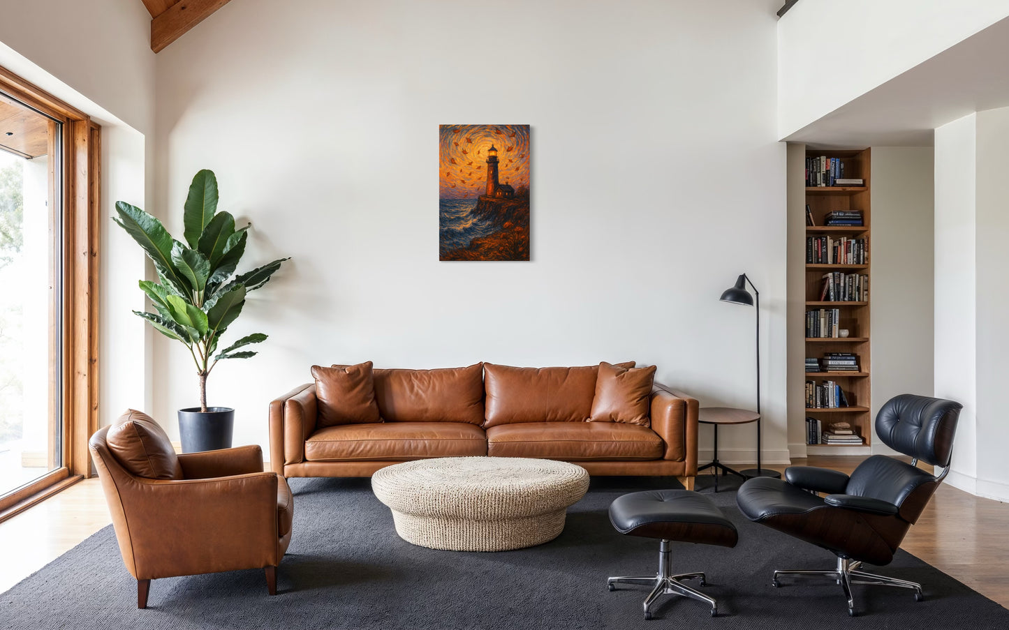 Autumn’s Trial: Solitude in Amber Waves – Limited Edition Giclée Fine Art Print (Unframed)