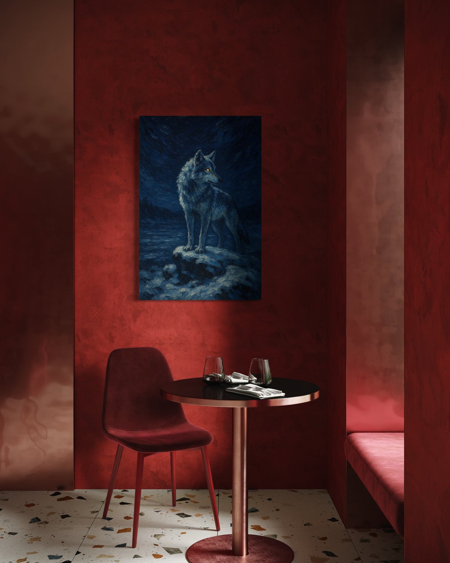 The Reborn Hunter series : Watcher of the Moonless – Limited Edition Giclée Fine Art Print (Unframed)