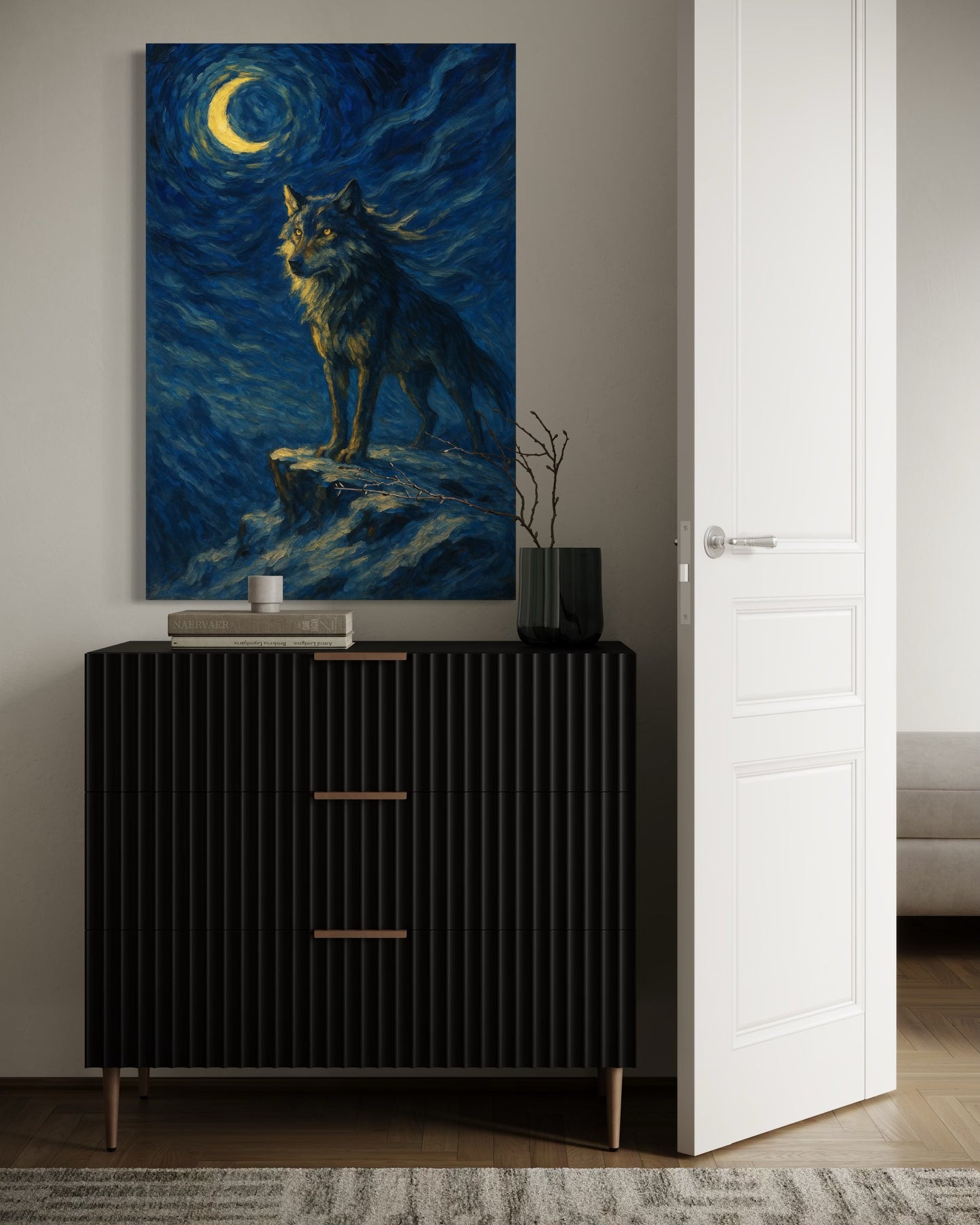 The Reborn Hunter series : Crescent Oath – Limited Edition Giclée Fine Art Print (Unframed)