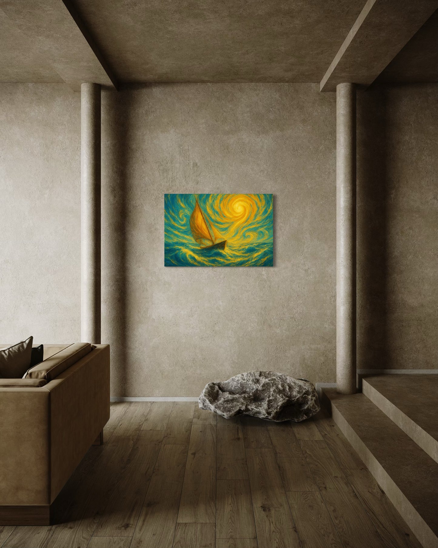 Voyage Under the Infinite Sky : Yang Edition (Radiant Voyage) - Limited Edition Giclée Fine Art Print (Unframed)