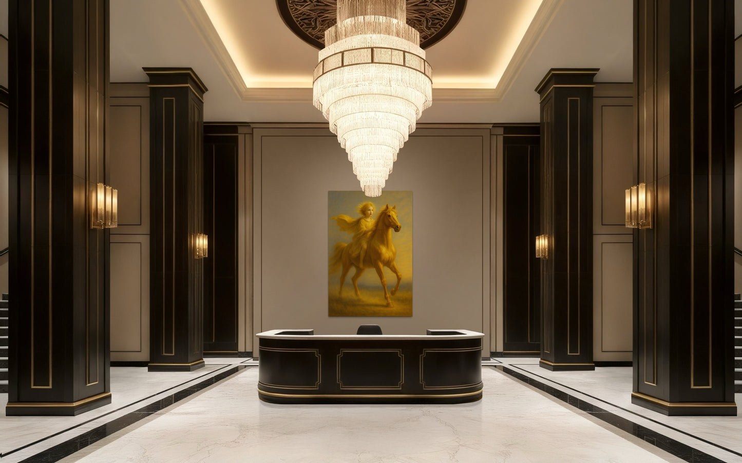 The First Dawn Trilogy: The First Light - Fine Art Pigment Print under Acrylic Glass