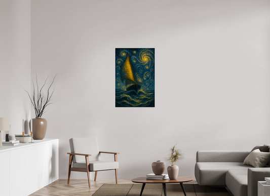 24 x 36″, Giclée printed on Hahnemühle & Canson Fine Art paper Voyage Under the Infinite Sky : Yin Edition (Night Voyage) – Limited Edition Giclée Fine Art Print (Unframed)