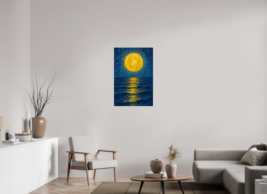 24 x 36″, Giclée printed on Hahnemühle & Canson Fine Art paper Cosmic Sea Series: Lunar Tide – Limited Edition Giclée Fine Art Print (Unframed)