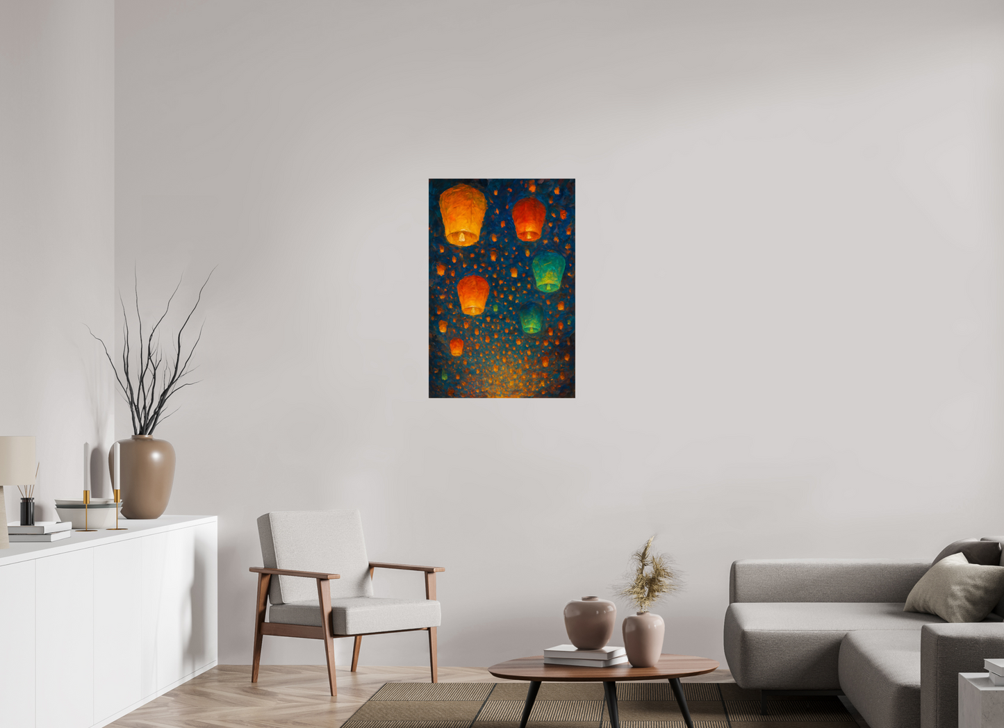 24 x 36″, Giclée printed on Hahnemühle & Canson Fine Art paper Chiang Mai Yi Peng Lantern Festival – Limited Edition Giclée Fine Art Print (Unframed)