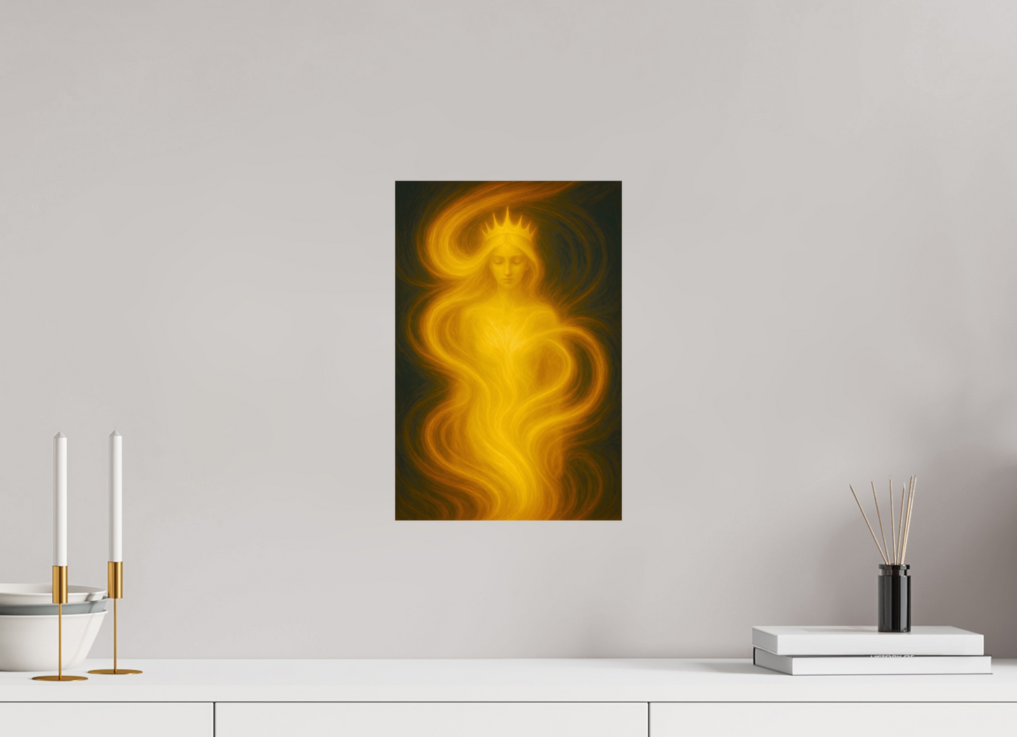 10 x 15″, Giclée printed on Hahnemühle & Canson Fine Art paper The Inner Stillness – the first breath before silence.