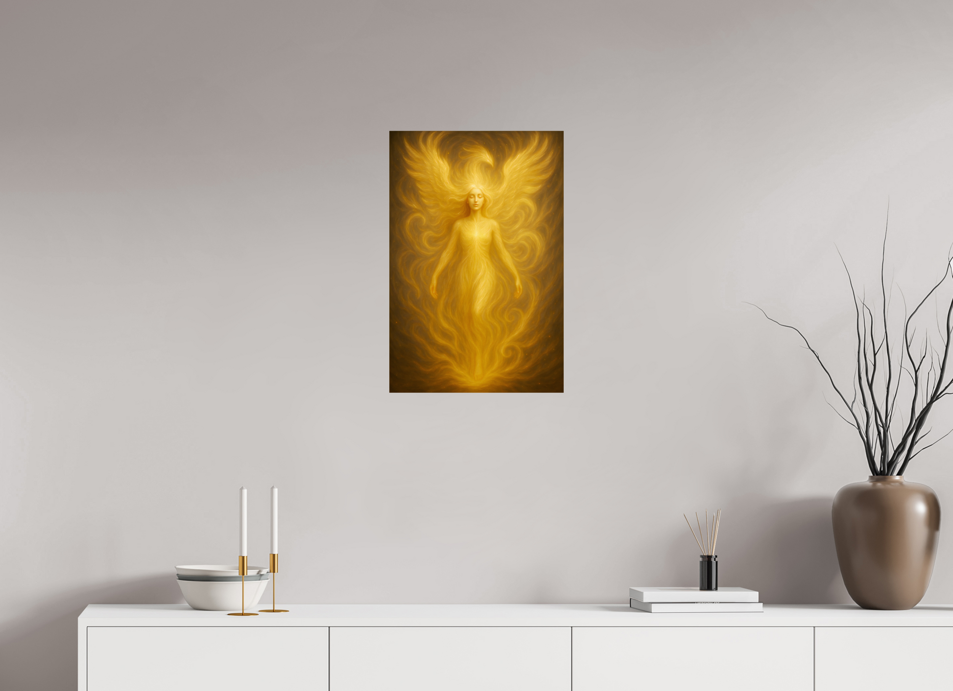 16 x 24″, Giclée printed on Hahnemühle & Canson Fine Art paper Metamorphosis of Light No.2: The Lightbody – Limited Edition Giclée Fine Art Print (Unframed)