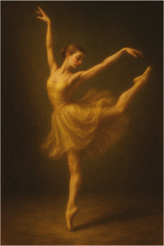 Main image Golden Veil Collection: Stillness in Motion — Fine Art Pigment Print under Acrylic Glass