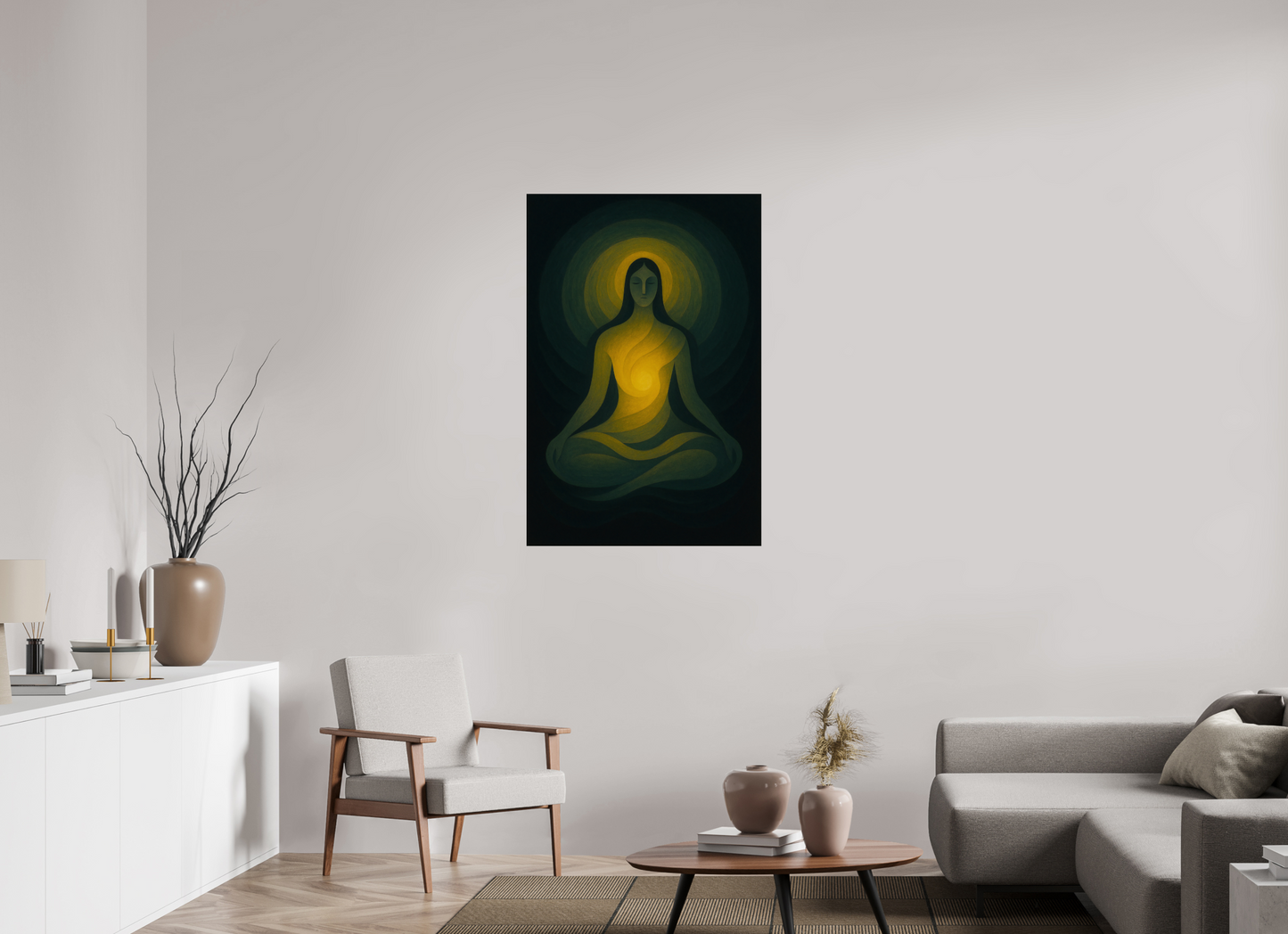 30 x 45″, Giclée printed on Hahnemühle & Canson Fine Art paper The Inner Sun: The Rising Radiance – Limited Edition Giclée Fine Art Print (Unframed)