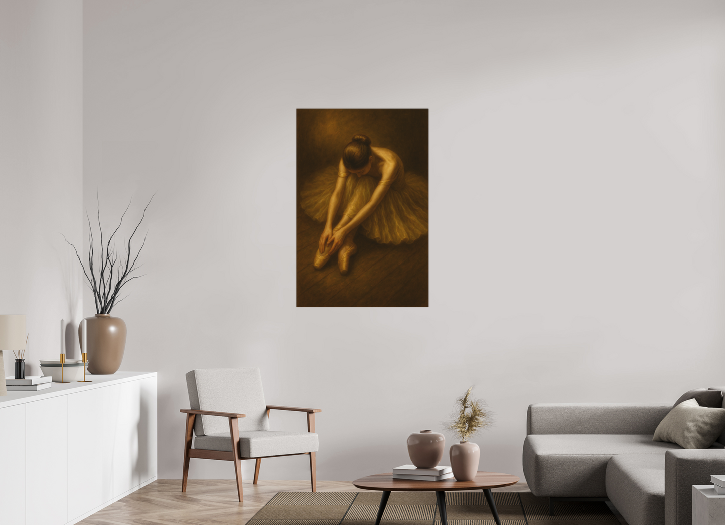 30 x 45″, Fine Art Pigment Print under Acrylic Glass Golden Veil Collection: