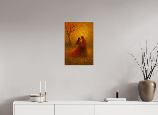 16 x 24″, Giclée printed on Hahnemühle & Canson Fine Art paper Under the Sacred Plum No.1 : The Oath of Dawn — Limited Edition Giclée Fine Art Print (Unframed)
