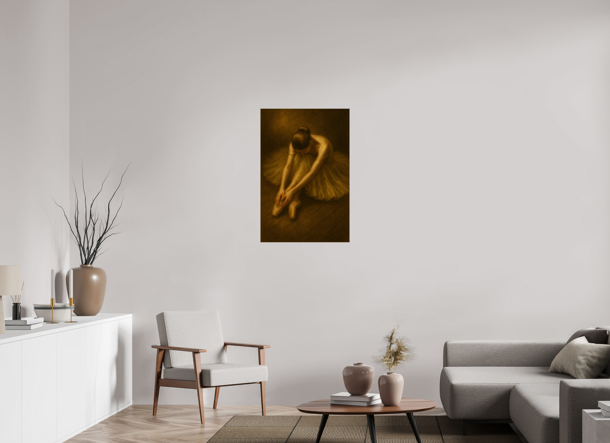24 x 36″, Giclée printed on Hahnemühle & Canson Fine Art paper Golden Veil Collection: The Silent Stage