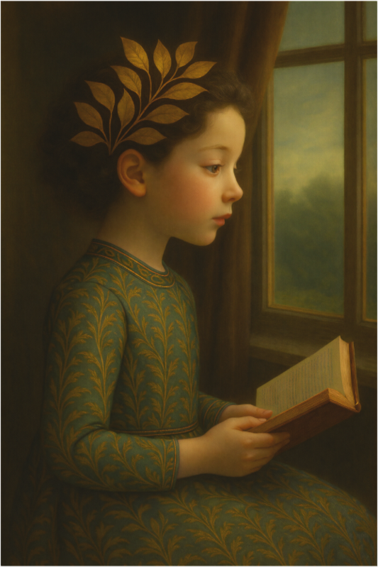 Main image The Quiet Light: The Reader — Fine Art Pigment Print under Acrylic Glass
