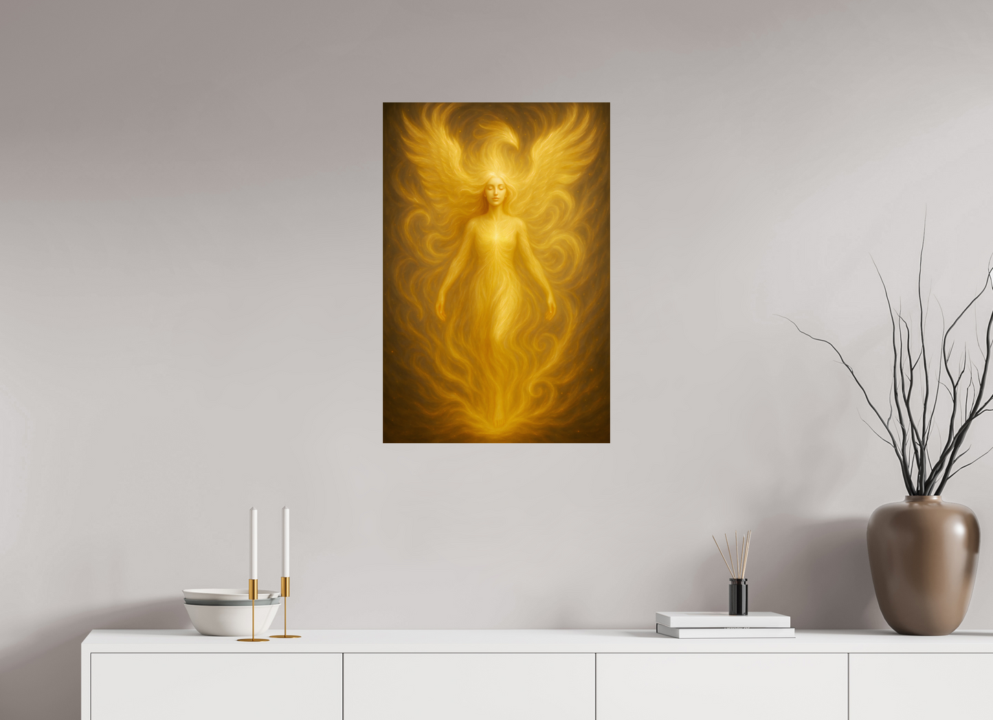 20 x 30″, Giclée printed on Hahnemühle & Canson Fine Art paper Metamorphosis of Light No.2: The Lightbody – Limited Edition Giclée Fine Art Print (Unframed)