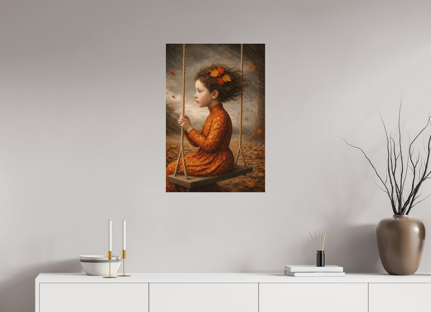 20 x 30″, Fine Art Pigment Print under Acrylic Glass The Quiet Light: The Swing  — Fine Art Pigment Print under Acrylic Glass