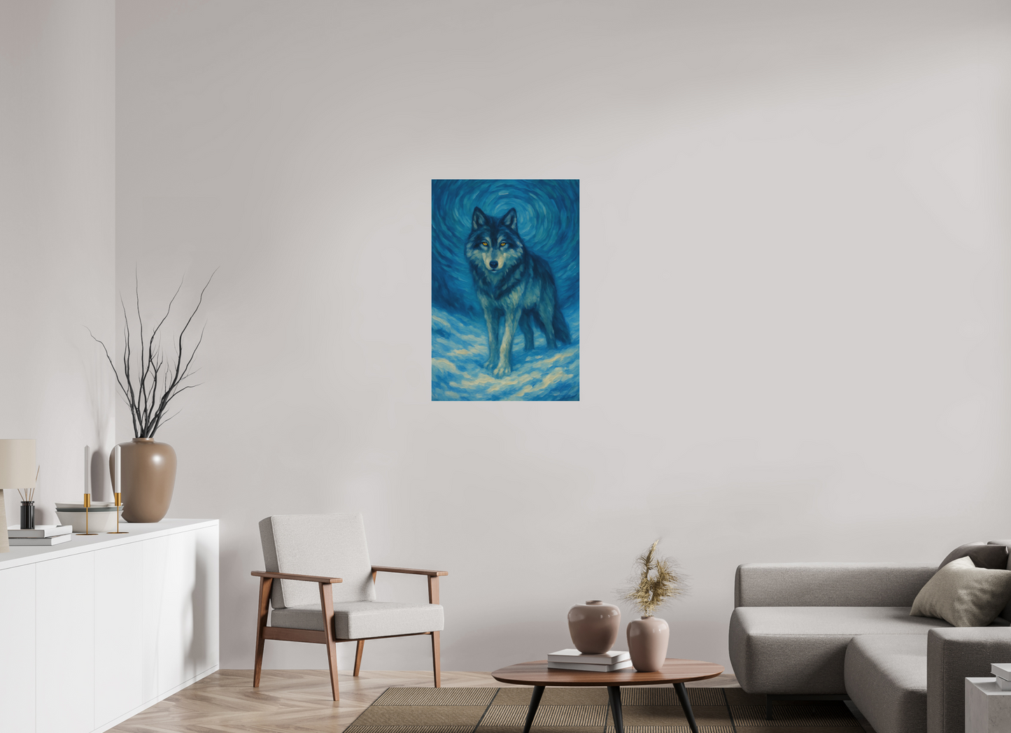 24 x 36″, Fine Art Pigment Print under Acrylic Glass The Reborn Hunter series : Eyes of the Storm