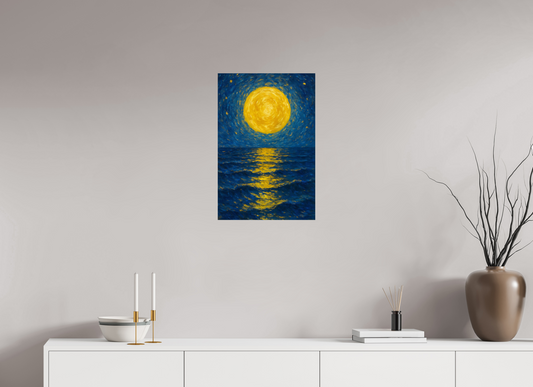 16 x 24″, Giclée printed on Hahnemühle & Canson Fine Art paper Cosmic Sea Series: Lunar Tide – Limited Edition Giclée Fine Art Print (Unframed)
