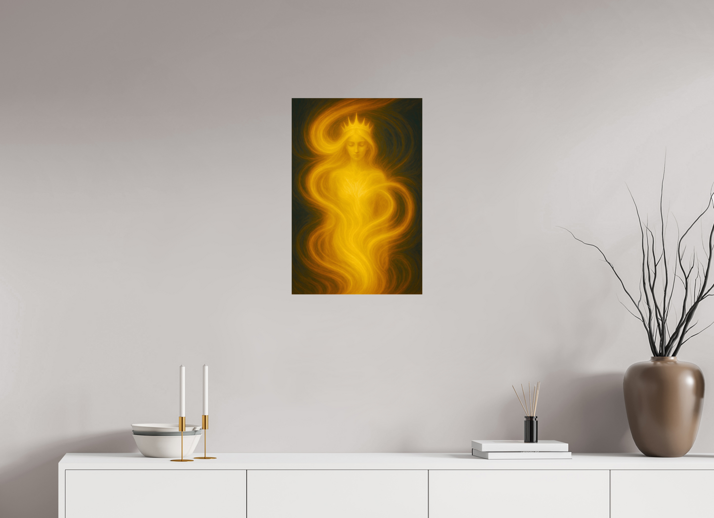 16 x 24″, Giclée printed on Hahnemühle & Canson Fine Art paper The Inner Stillness – the first breath before silence.