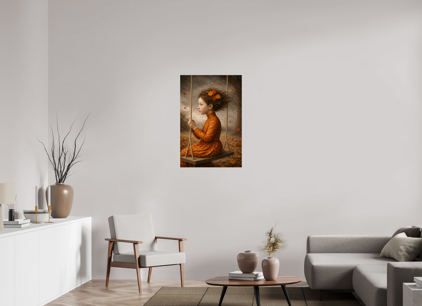 24 x 36″, Giclée printed on Hahnemühle & Canson Fine Art paper The Quiet Light: The Swing