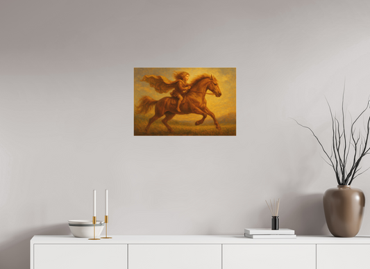 24 x 16″, Fine Art Pigment Print under Acrylic Glass The First Dawn Trilogy: The First Horse of Heaven - Fine Art Pigment Print under Acrylic Glass