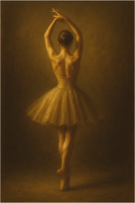 Main image Golden Veil Collection: Stillness in Motion — Fine Art Pigment Print under Acrylic Glass