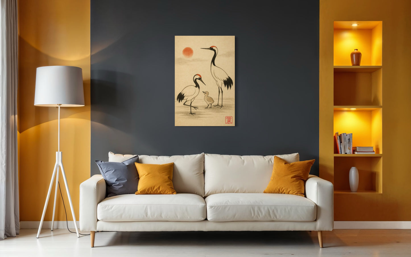 Journey of the Cranes : Legacy (Denshō 伝承) - Giclée Fine Art Print (Unframed)