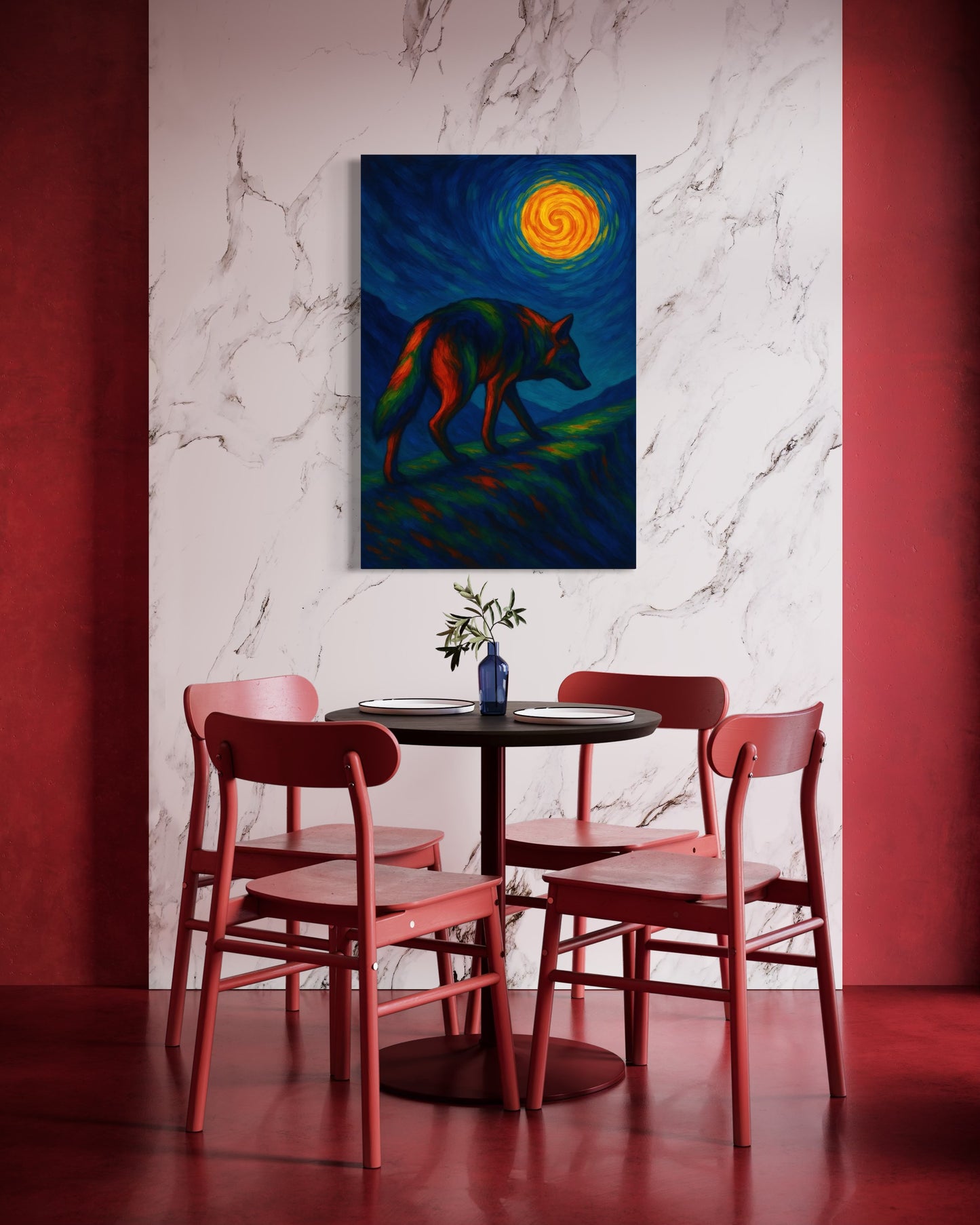 Wolf of the Wild Truth series : Path of the Silent One – Limited Edition Giclée Fine Art Print (Unframed)