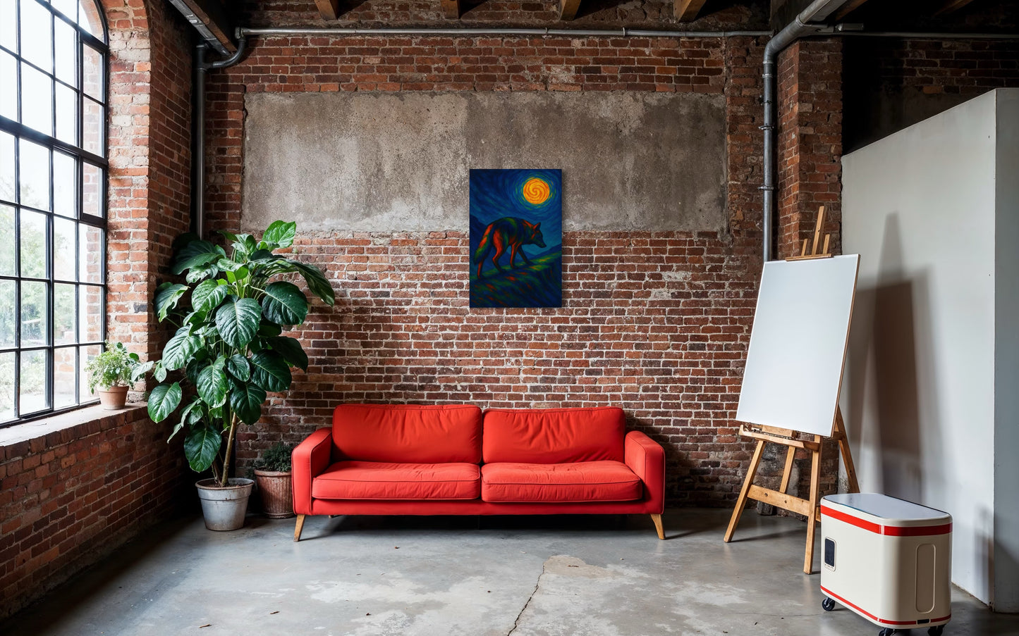 Wolf of the Wild Truth series : Path of the Silent One – Limited Edition Giclée Fine Art Print (Unframed)