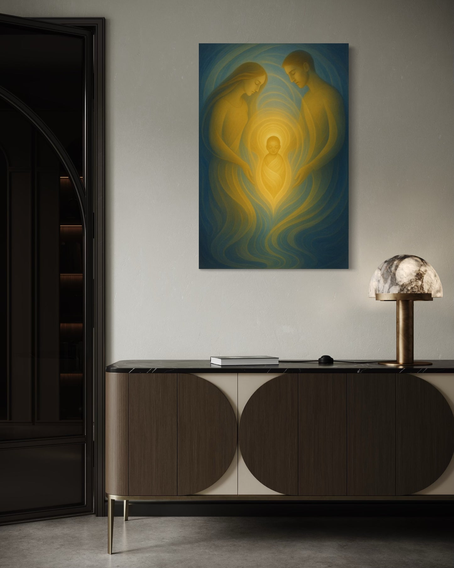 Origin of Light: Silent Genesis – Limited Edition Giclée Fine Art Print (Unframed)