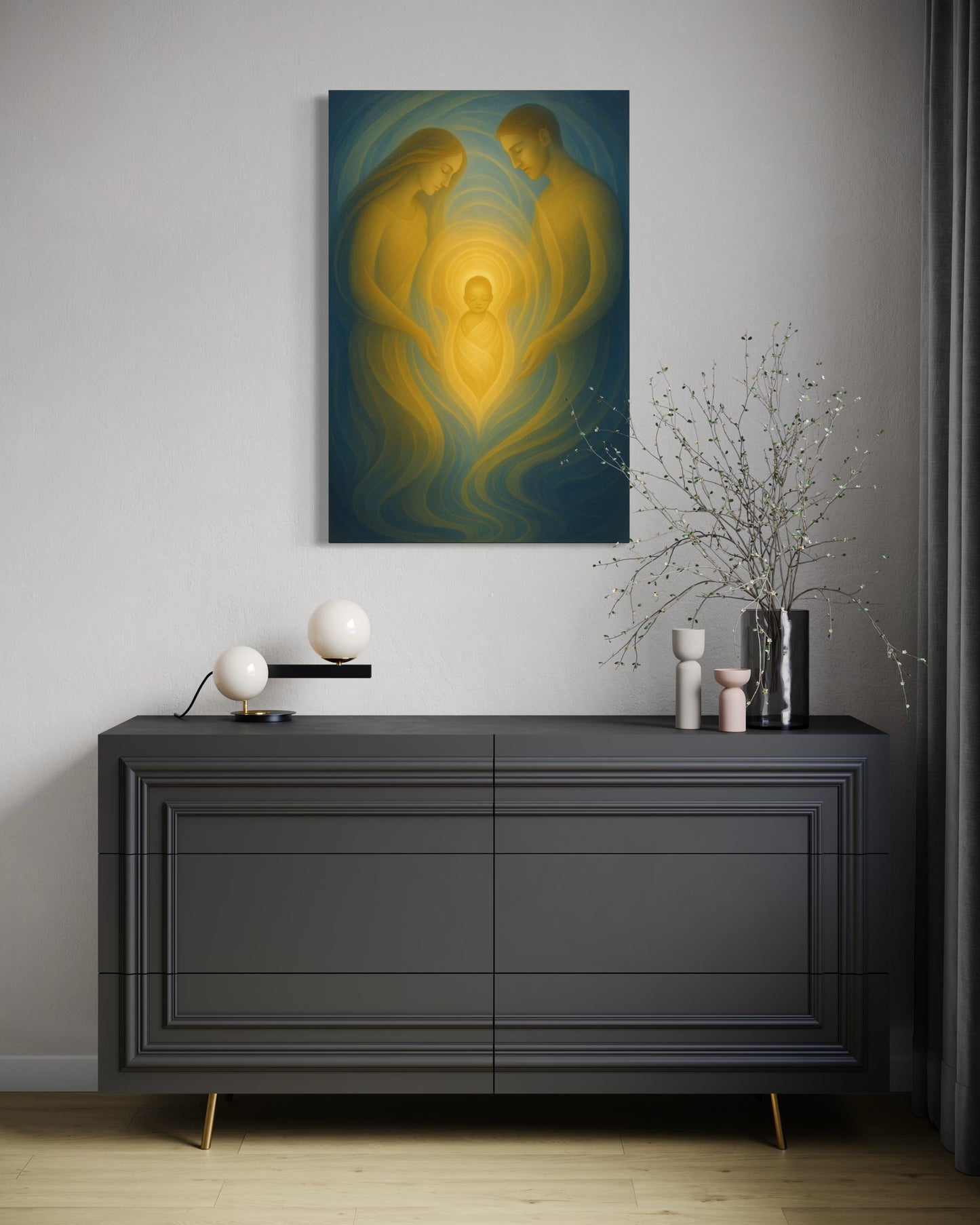 Origin of Light: Silent Genesis – Limited Edition Giclée Fine Art Print (Unframed)