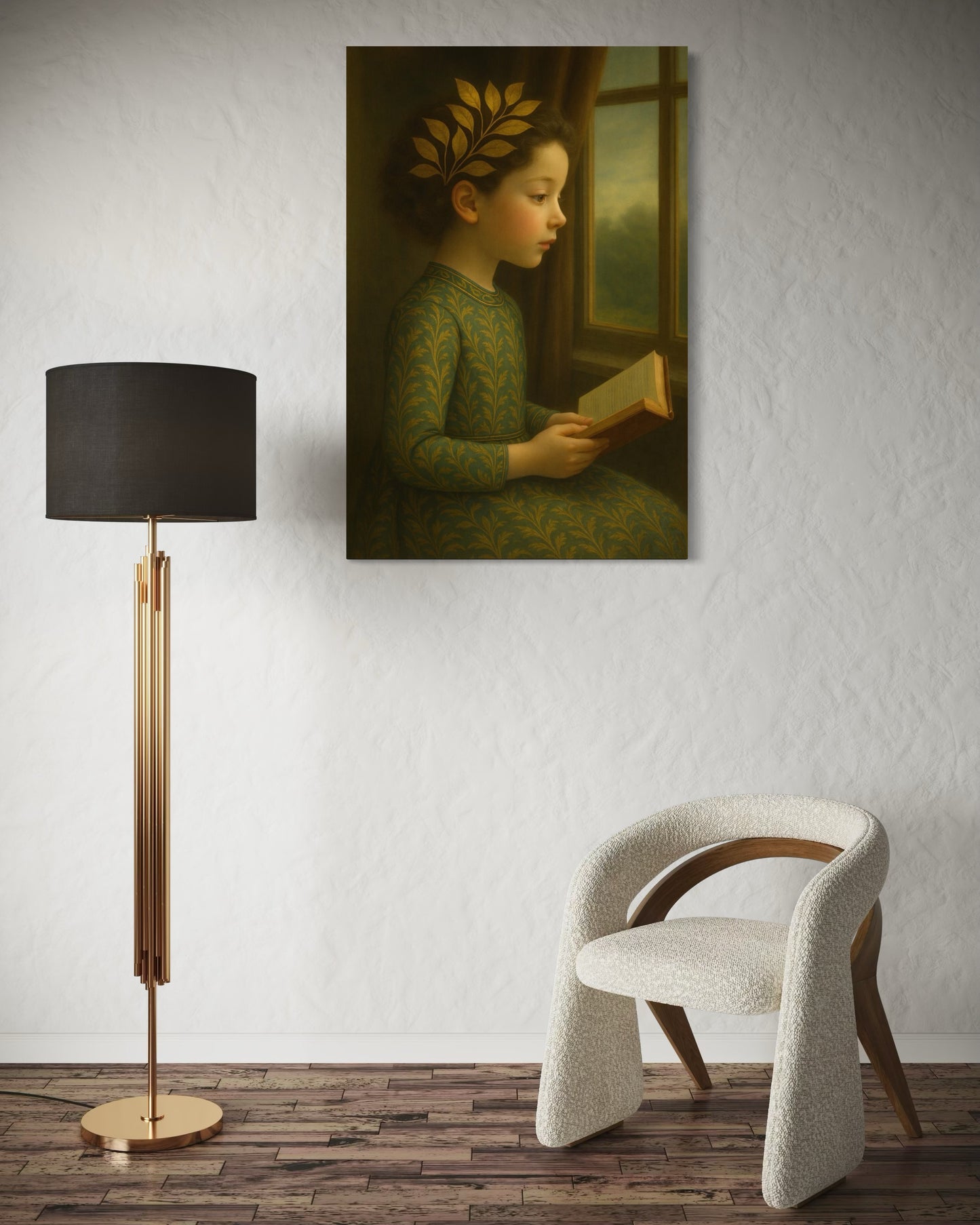The Quiet Light: The Reader — Fine Art Pigment Print under Acrylic Glass