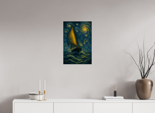 16 x 24″, Giclée printed on Hahnemühle & Canson Fine Art paper Voyage Under the Infinite Sky : Yin Edition (Night Voyage) – Limited Edition Giclée Fine Art Print (Unframed)