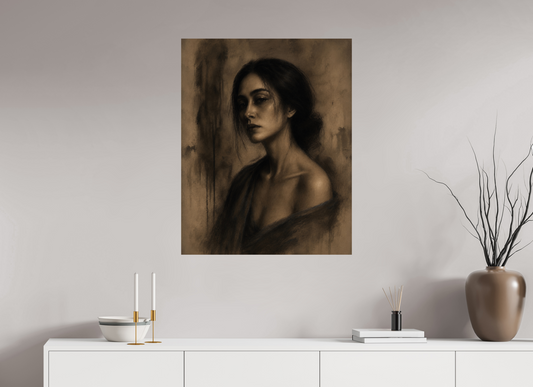 28 x 35.4″, Giclée printed on Hahnemühle & Canson Fine Art paper Quiet Mourning