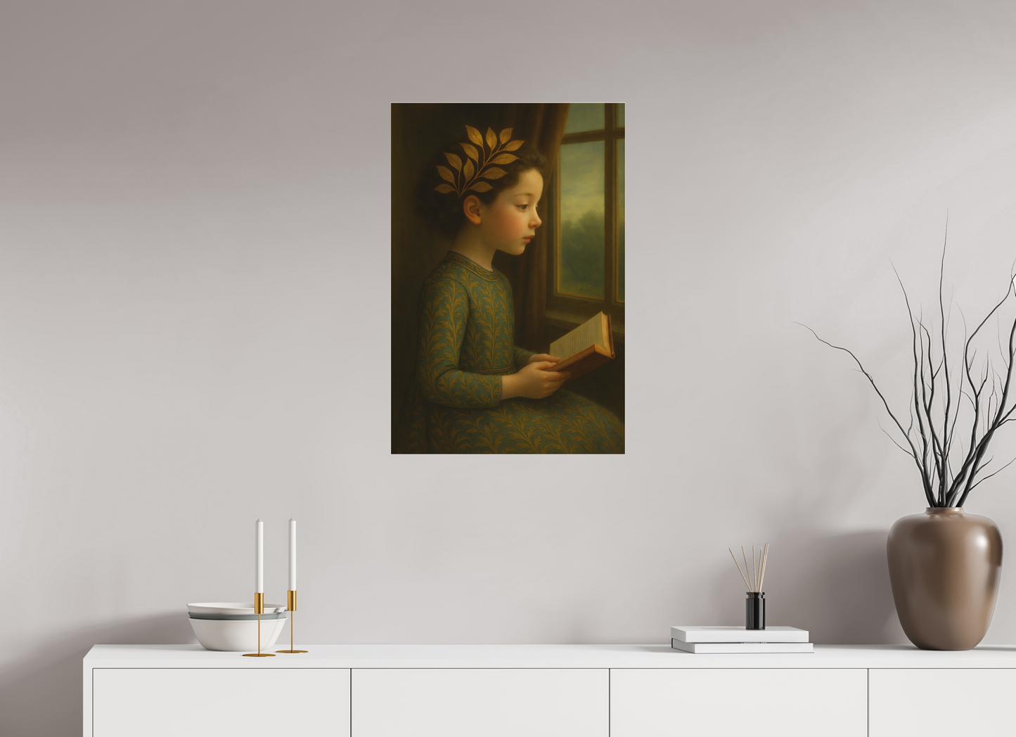 20 x 30″, Fine Art Pigment Print under Acrylic Glass The Quiet Light: The Reader — Fine Art Pigment Print under Acrylic Glass