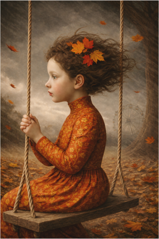 Main image The Quiet Light: The Swing  — Fine Art Pigment Print under Acrylic Glass